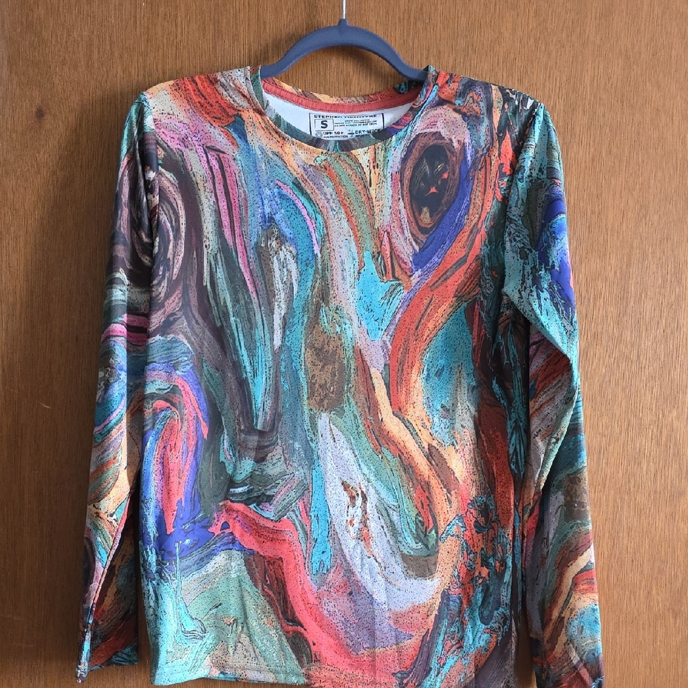 Colorful Abstract Long Sleeve Top